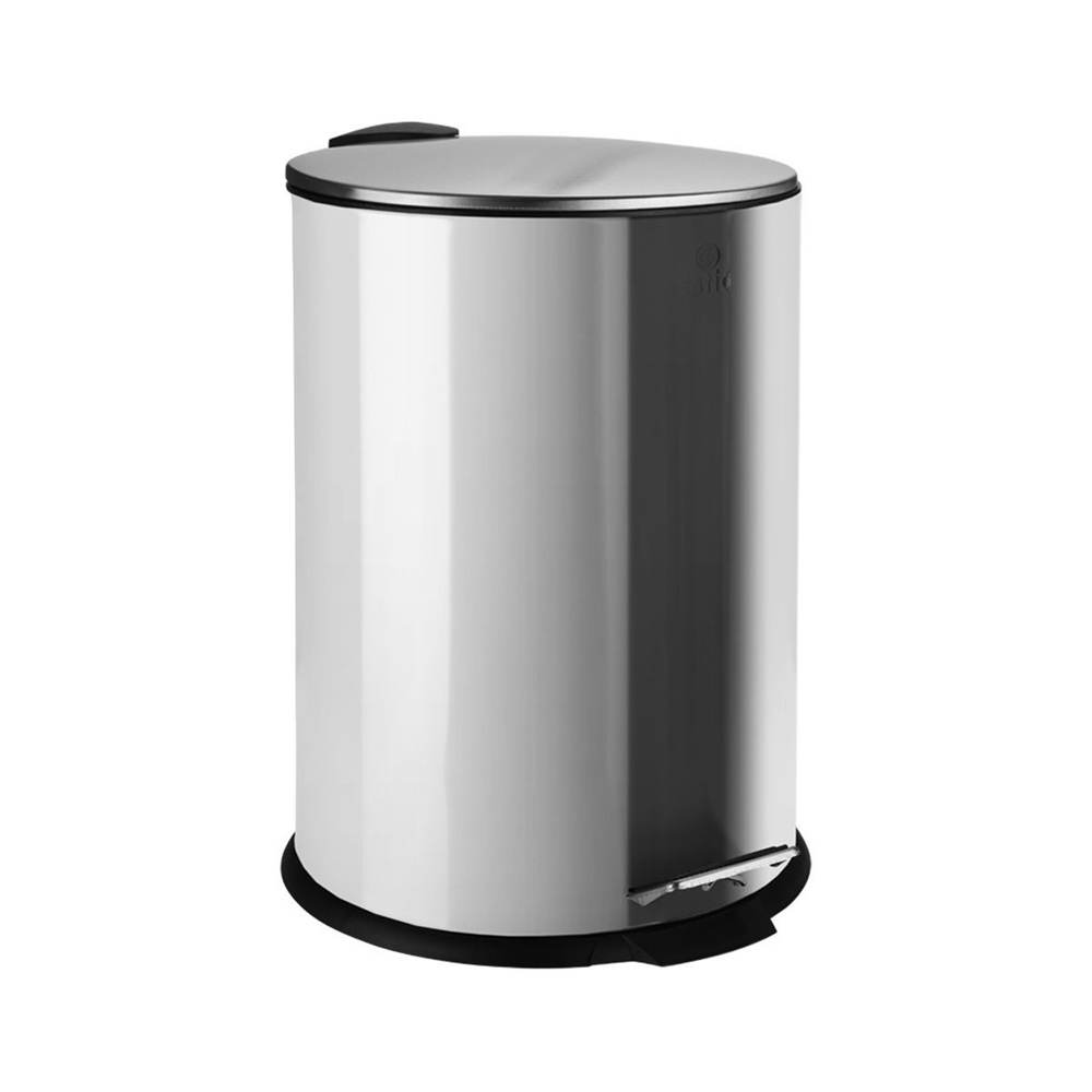 Κάδος Απορριμμάτων Inox Ματ 20lt  Soft Close με Πεντάλ Essenza Classic εstia Home Art 01-0073 - 5