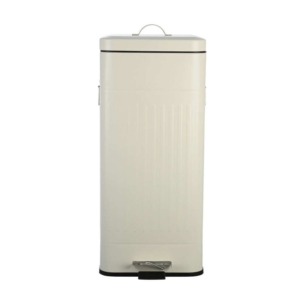 Κάδος Απορριμμάτων Soft Close Με Πεντάλ Ivory Mat 30lt Antigua Estia 01-20057 - 