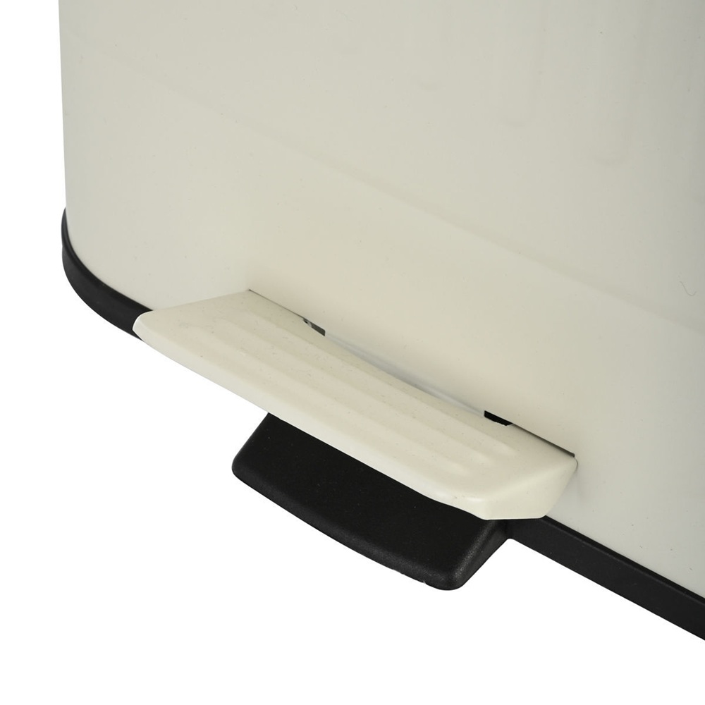 Κάδος Απορριμμάτων Soft Close Με Πεντάλ Ivory Mat 30lt Antigua Estia 01-20057 - 4