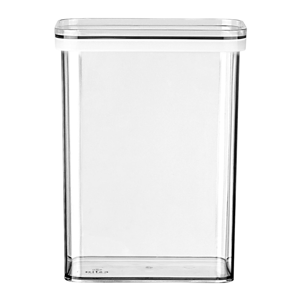 Δοχείο Αποθήκευσης Πλαστικό Αεροστεγές Στοιβαζόμενο 2,5lt 16,5x9,8x22,5cm Estia 01-24314 - 