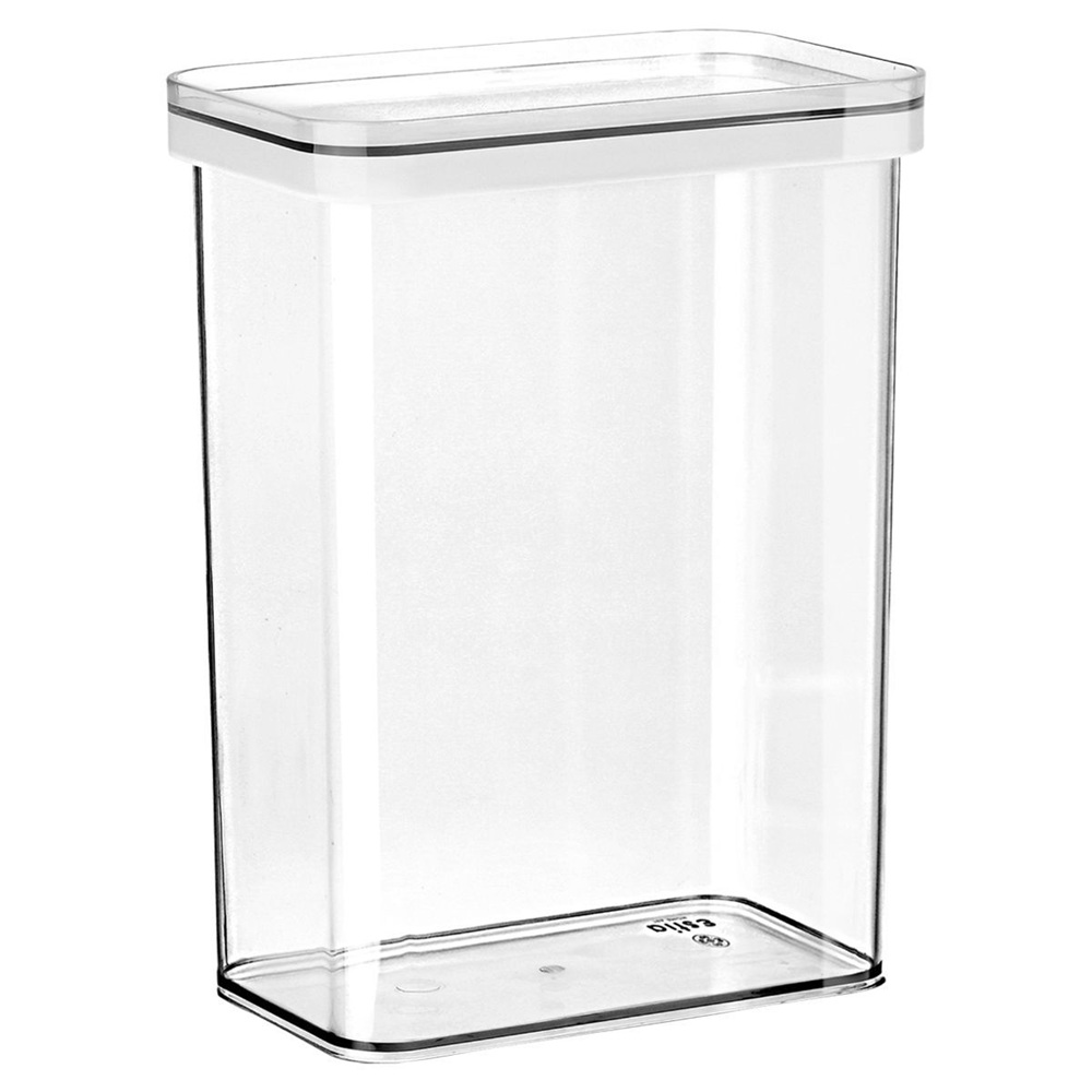 Δοχείο Αποθήκευσης Πλαστικό Αεροστεγές Στοιβαζόμενο 2,5lt 16,5x9,8x22,5cm Estia 01-24314 - 2