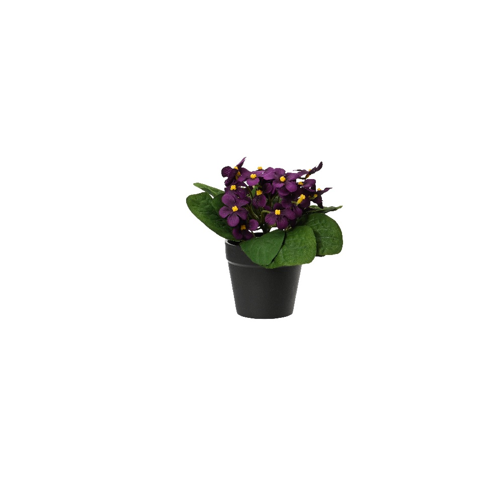 Τεχνητό Φυτό Daisy Violet σε Γλάστρα, Διάμετρος 9cm x Ύψος 20cm – Μωβ – Kaemingk 808552-1 - 