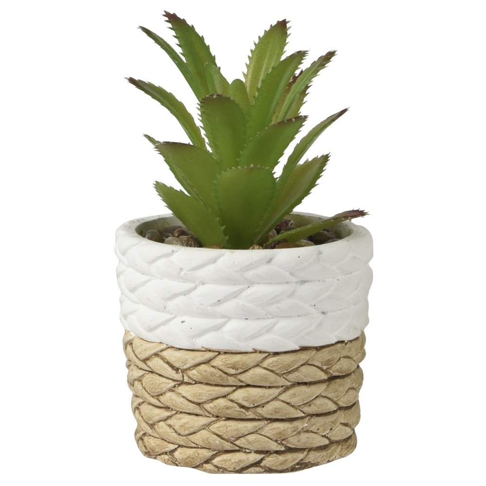 Τεχνητό Φυτό Κακτάκι Σε Διακοσμητική Γλάστρα 9x9x14εκ Kaemingk 810250-2 - 