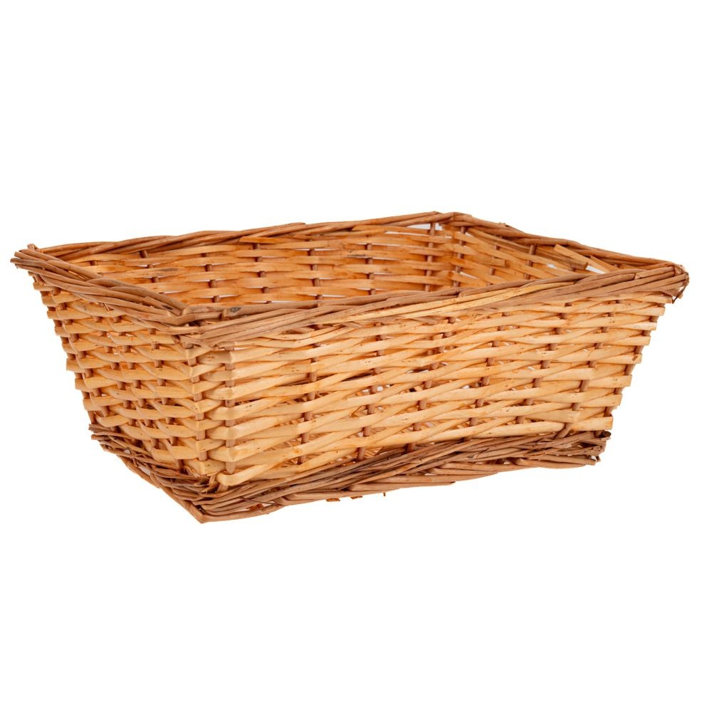 Καλάθι Πανέρι Ψάθινο Βαθύ Μελί 40x30x15εκ Διακοσμητικό & Επαγγελματικό iliadis 89061