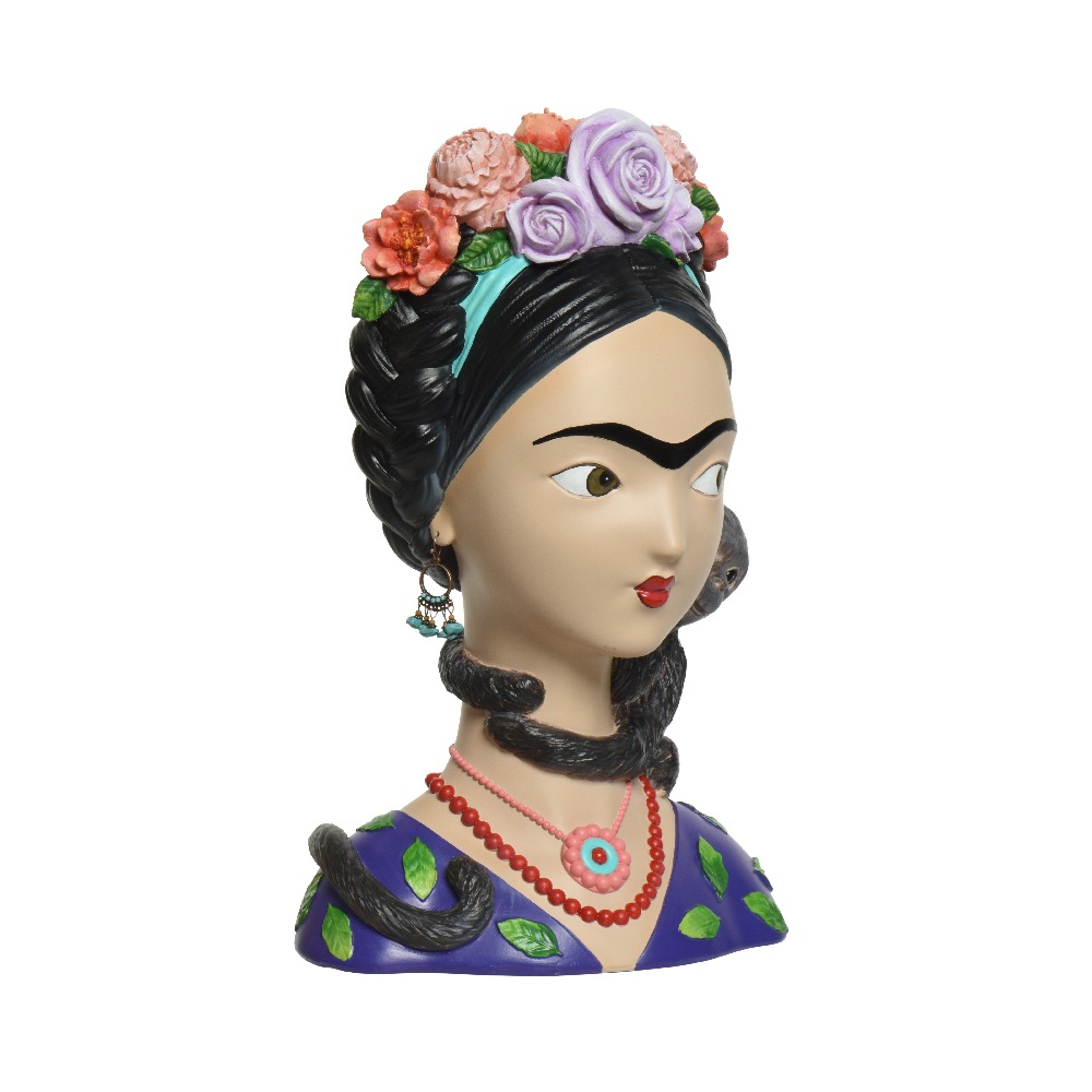 Διακοσμητική Φιγούρα "Frida with Monkey" – 39cm, Πολυρεζίνη | Kaemingk 851630-2 - 2