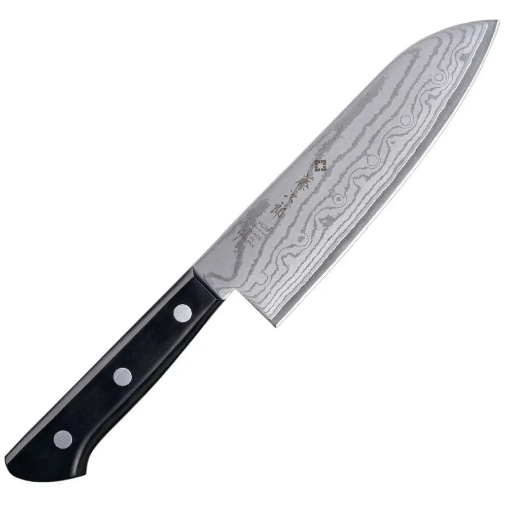 Μαχαίρι Santoku 17 εκ. από Δαμασκηνό Ατσάλι Tojiro Basic Damascus | Επαγγελματικό Ιαπωνικό Μαχαίρι Γενικής Χρήσης Tojiro F-331 - 2