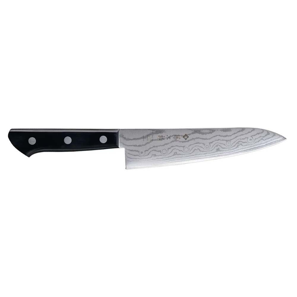 Μαχαίρι Σεφ Δαμασκηνό Ατσάλι 18cm Tojiro Basic Damascus F-332 - 