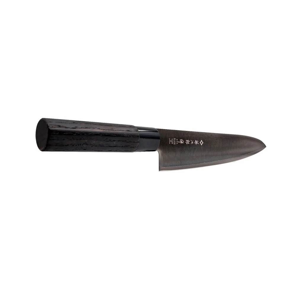 Μαχαίρι Santoku 16.5cm Black Zen Λαβή Καστανιάς Tojiro FD-1567 - 4