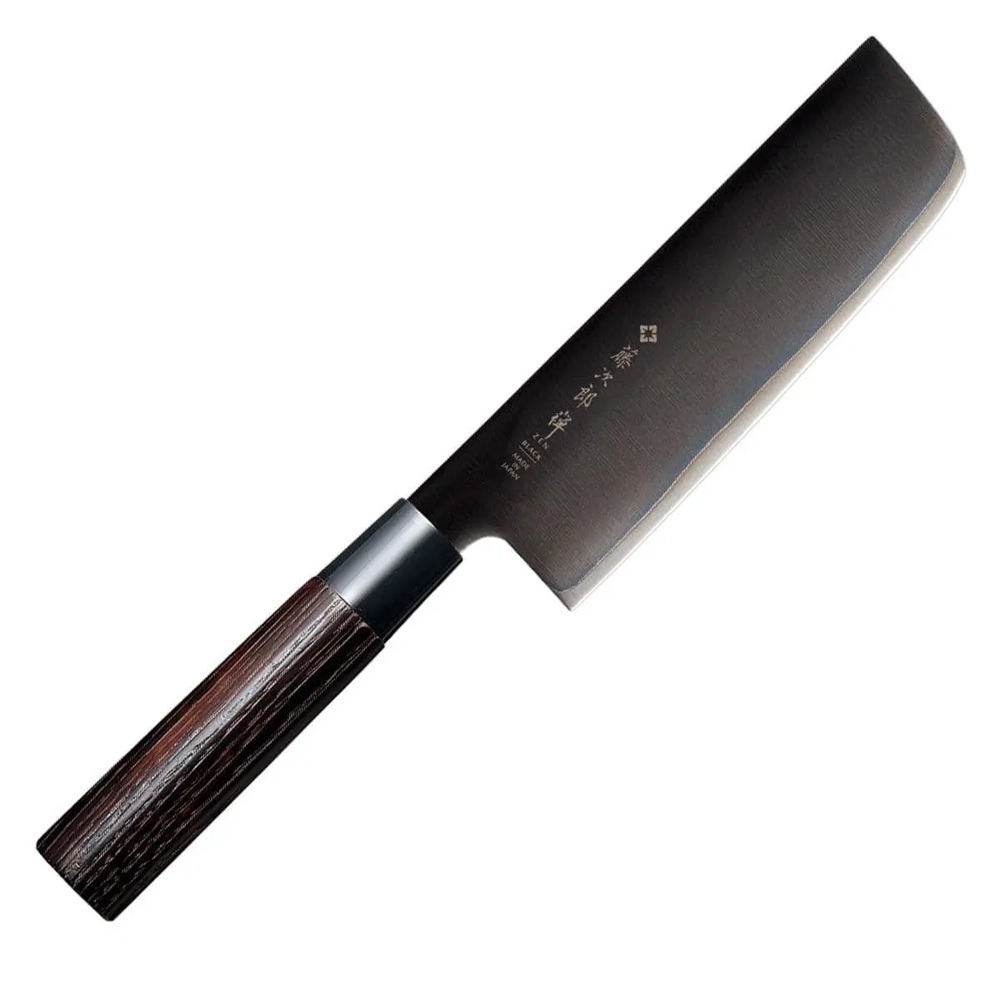 Μαχαίρι Nakiri 16.5cm Black Zen Λαβή Καστανιάς Tojiro FD-1568 - 5