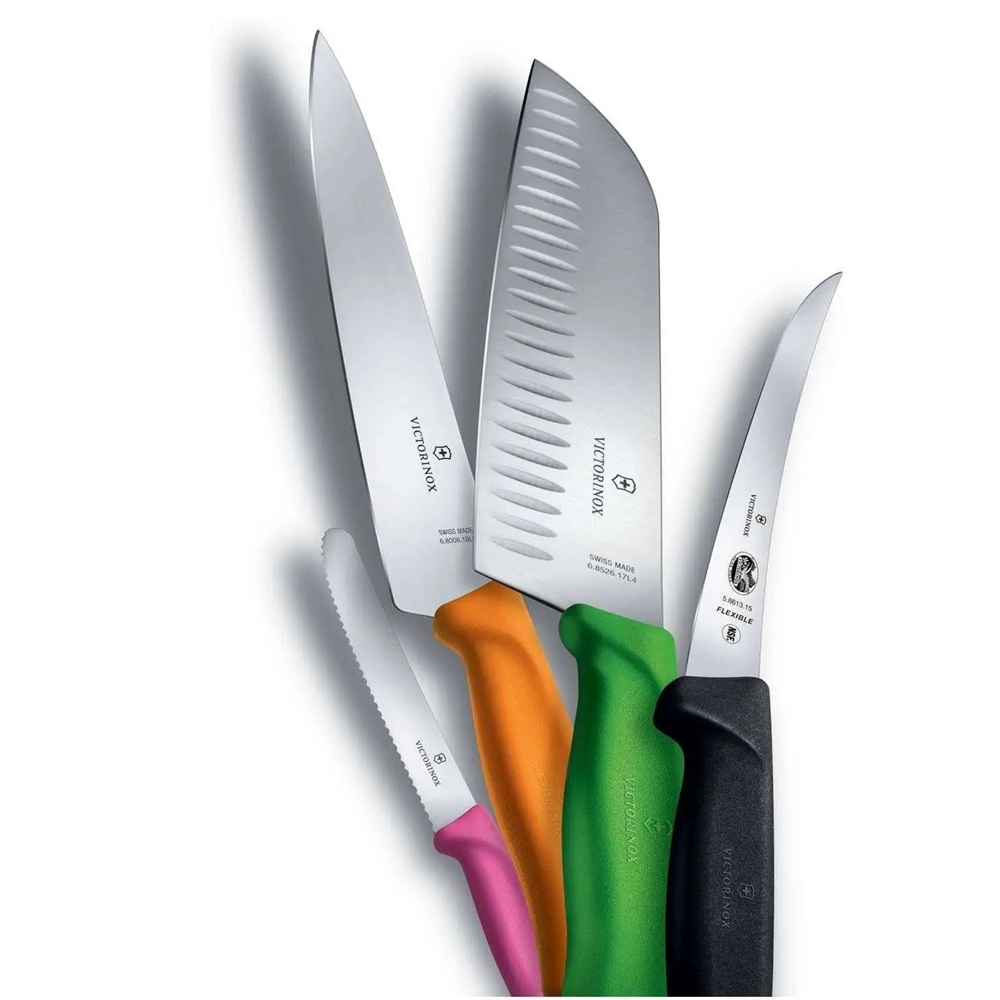 Μαχαίρι Santoku 17cm με Αυλακώσεις Λαβή Fibrox Victorinox 5.2523.17 - 2