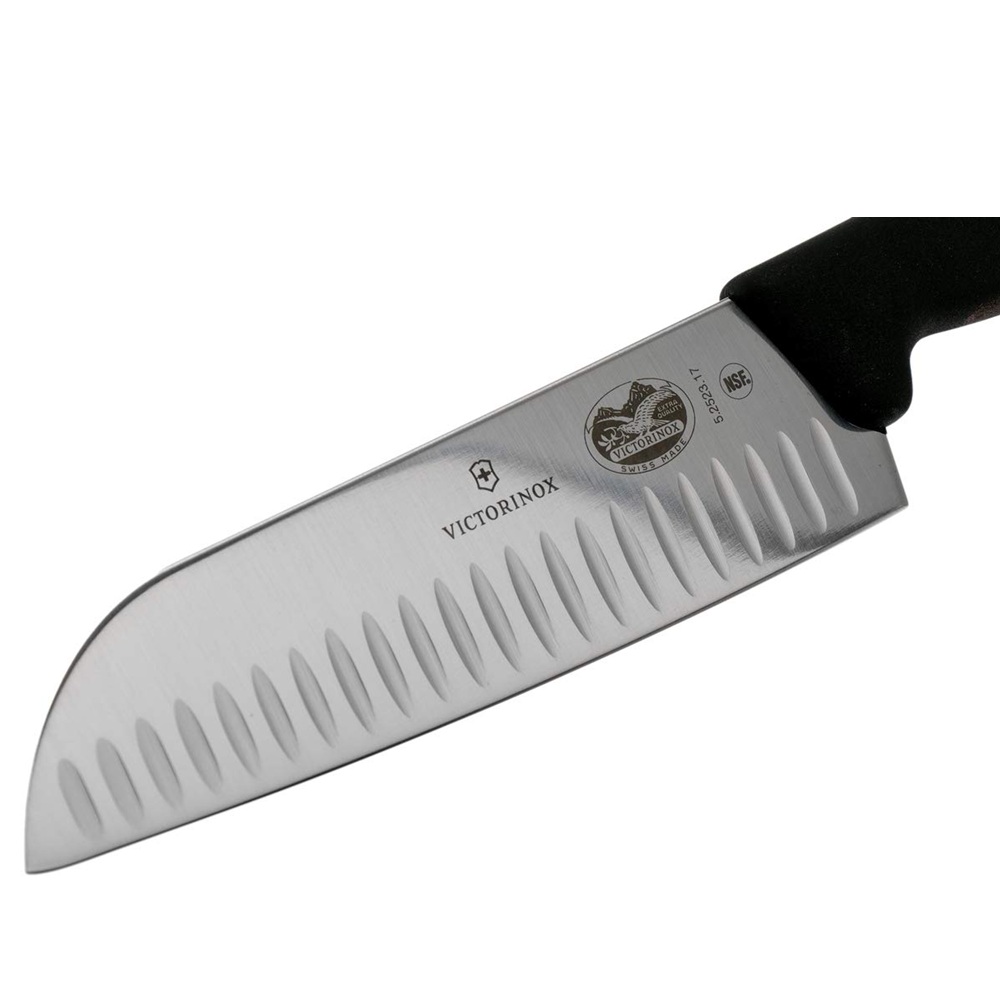 Μαχαίρι Santoku 17cm με Αυλακώσεις Λαβή Fibrox Victorinox 5.2523.17 - 4