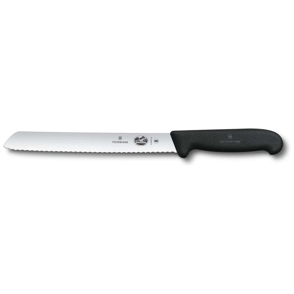 Μαχαίρι Ψωμιού 21cm Οδοντωτό Λαβή Fibrox Victorinox 5.2533.21 - 