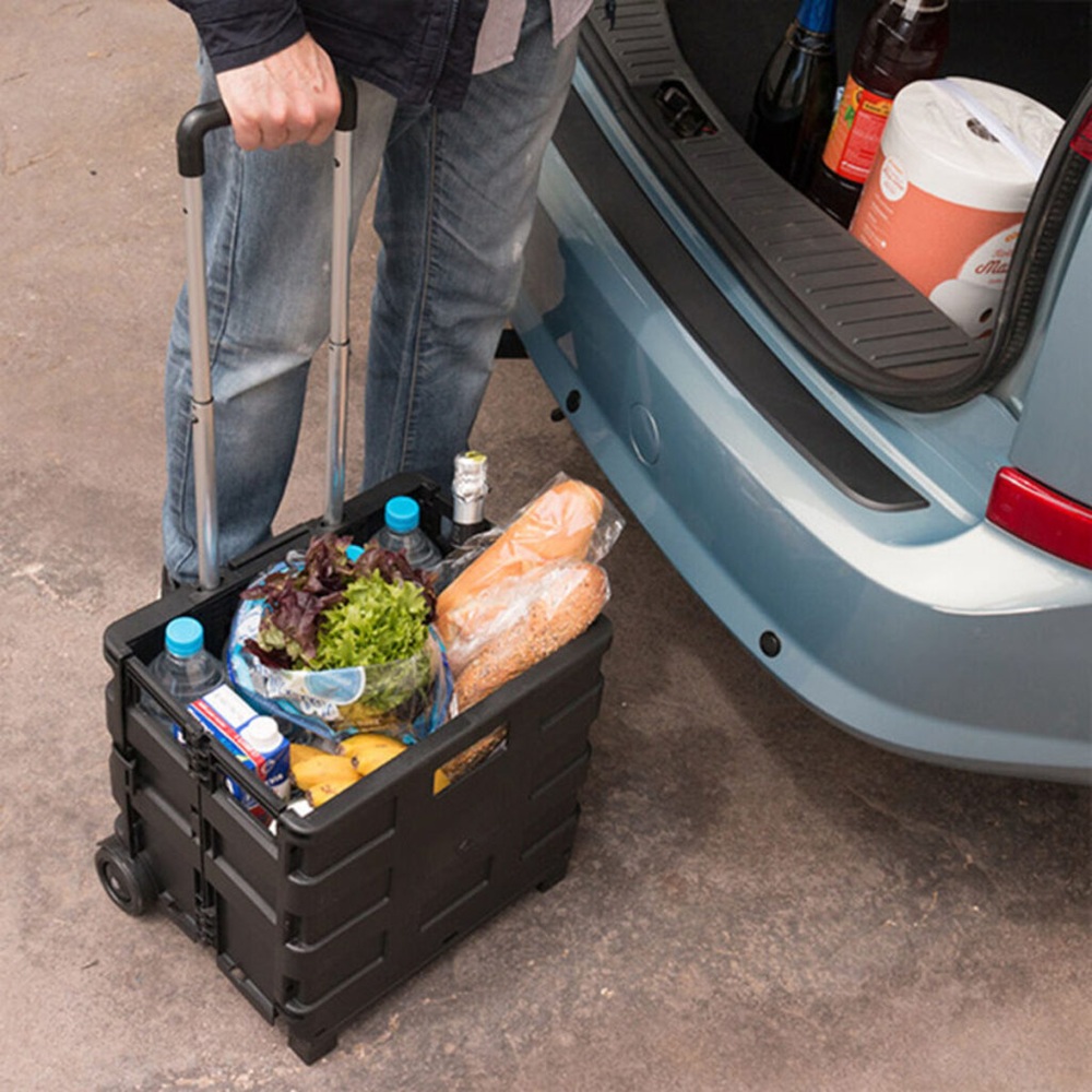 Καρότσι Μεταφοράς Αλουμινίου Με Αναδιπλούμενο Κιβώτιο 38x36x30cm Koopman DW2100090 - 3