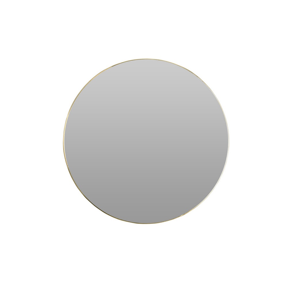 Καθρέφτης Τοίχου Στρογγυλός Με Χρυσό Μεταλλικό Πλαίσιο Ø55cm Koopman C37008330 - 
