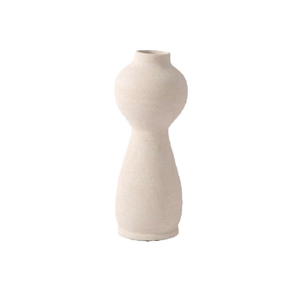 Βάζο Κεραμικό Λευκό 13x34cm Espiel TOF112 - 