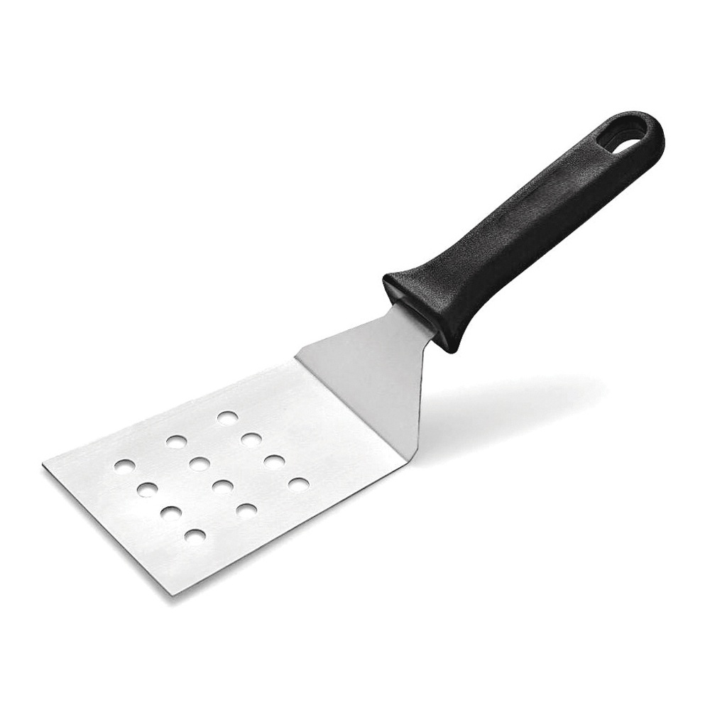 Σπάτουλα Ψήστη Τρυπητή Inox Χοντρή 12,5x7,2cm Novatex 05-873 - 