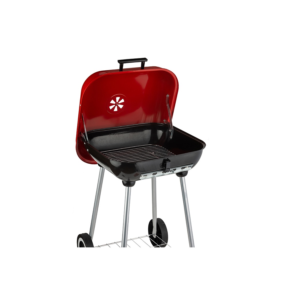 Ψησταριά Κάρβουνου Μεταλλική με Καπάκι 47cm 59x47x78cm NAVA BBQ Guru 10-186-216 - 3