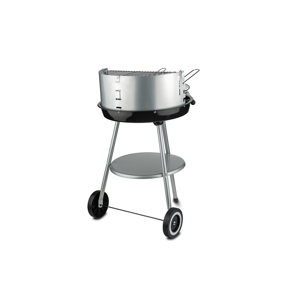 Ψησταριά Κάρβουνου Μεταλλική 47cm με Διπλή Σχάρα 59x47x78cm NAVA BBQ Guru 10-186-217 - 3