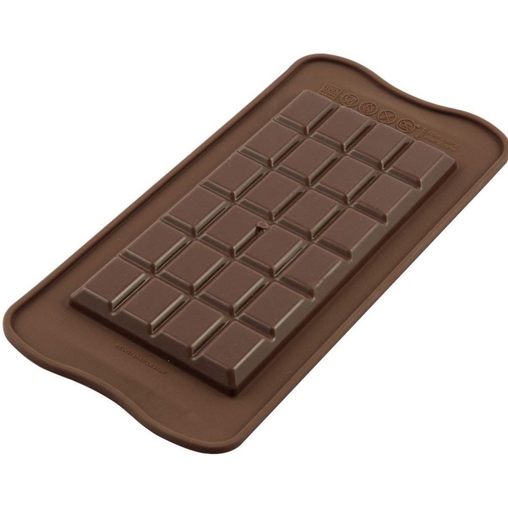 Σιλικονένιο Καλούπι Σοκολάτας Classic Choco Bar 155x77 mm 92 ml Silikomart 22.136.77.0065 - 