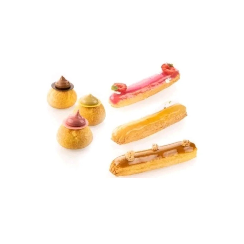 Επιφάνεια Σιλικόνης Microperforated Για Éclair & Choux 300x400mm SilikoMart 40.113.99.0000 - 3