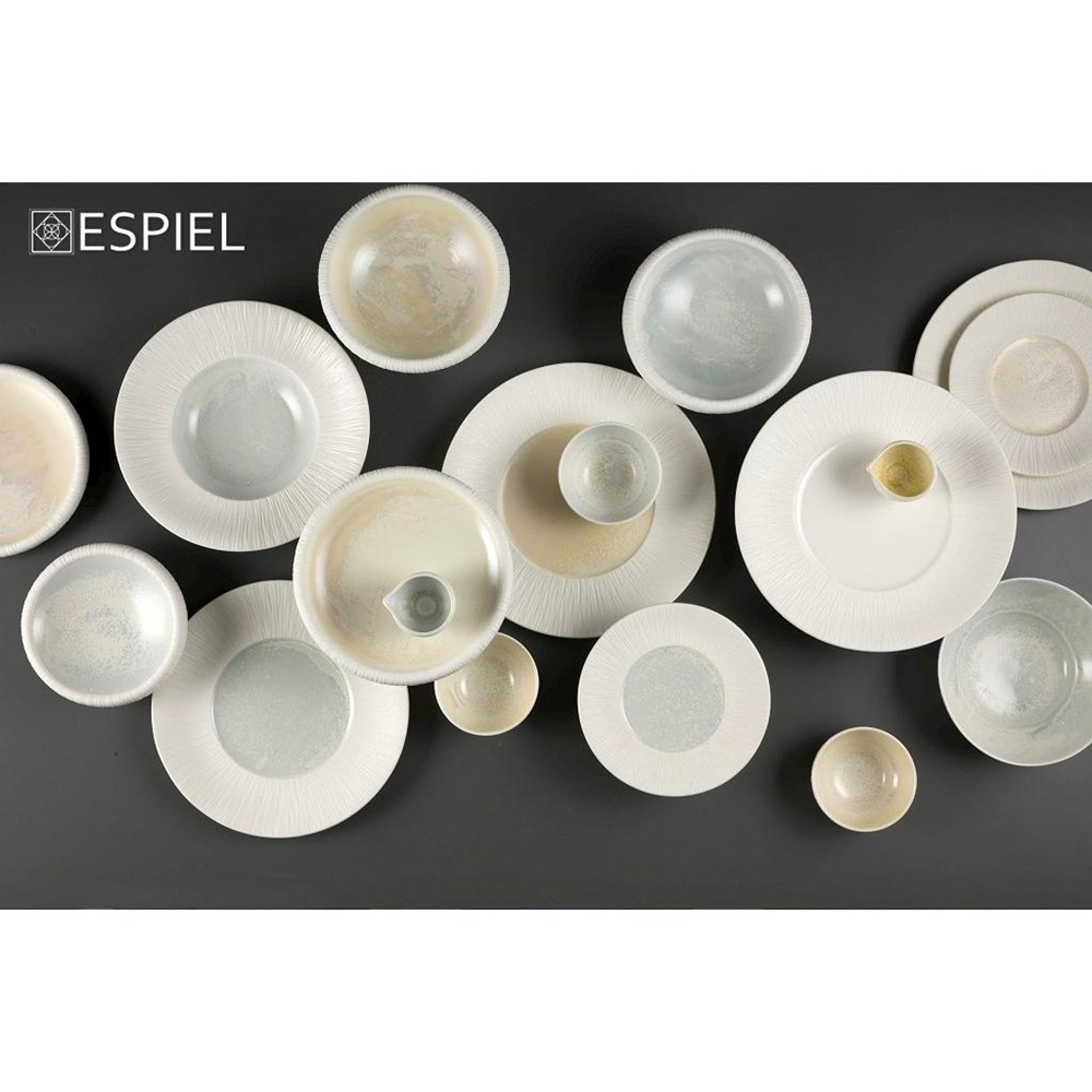 Πιάτο Ρηχό Πορσελάνη Διπλότοιχο 22,5x3,2cm Espiel Zen Sun SOR112 - 4
