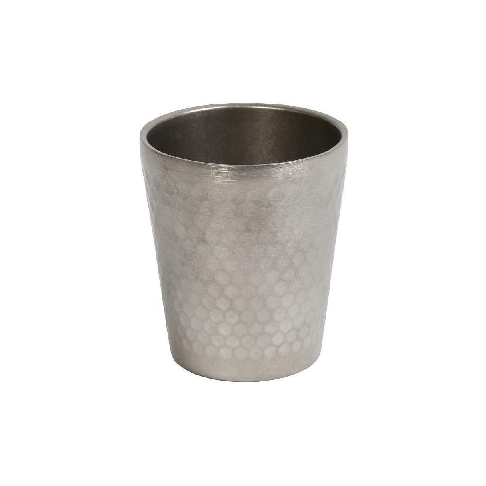 Ποτήρι Διπλοτοίχο Ανοξείδωτο Ασημί 300ml 8,2x9,6cm Espiel Snow Grey FEV148 - 