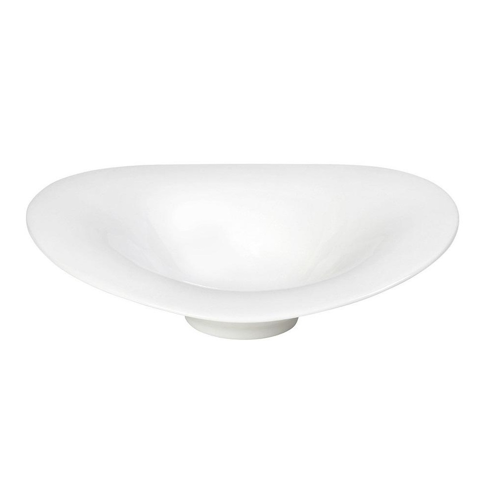 Πιάτο Πορσελάνινο Βαθύ Ivory Κυματιστό 31,2x30cm Espiel Flow FUK162 - 