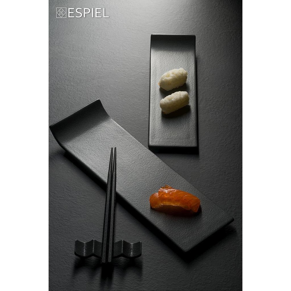 Πιάτο Ορθογώνιο Πορσελάνη Γκρι 25x7,6x2,9cm Espiel Siders FUK382 - 2