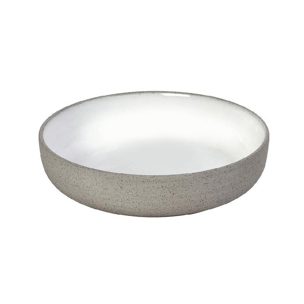 Πιάτο Βαθύ Stoneware Nordic Λευκό Sandy White 20,5x4,5εκ Espiel GMT432 - 