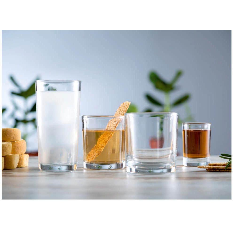Ποτήρι Γυάλινο Χαμηλό Κρασιού 180ml 80mm Ø68,5mm Chile Wine Tumbler Uniglass 54008 - 2