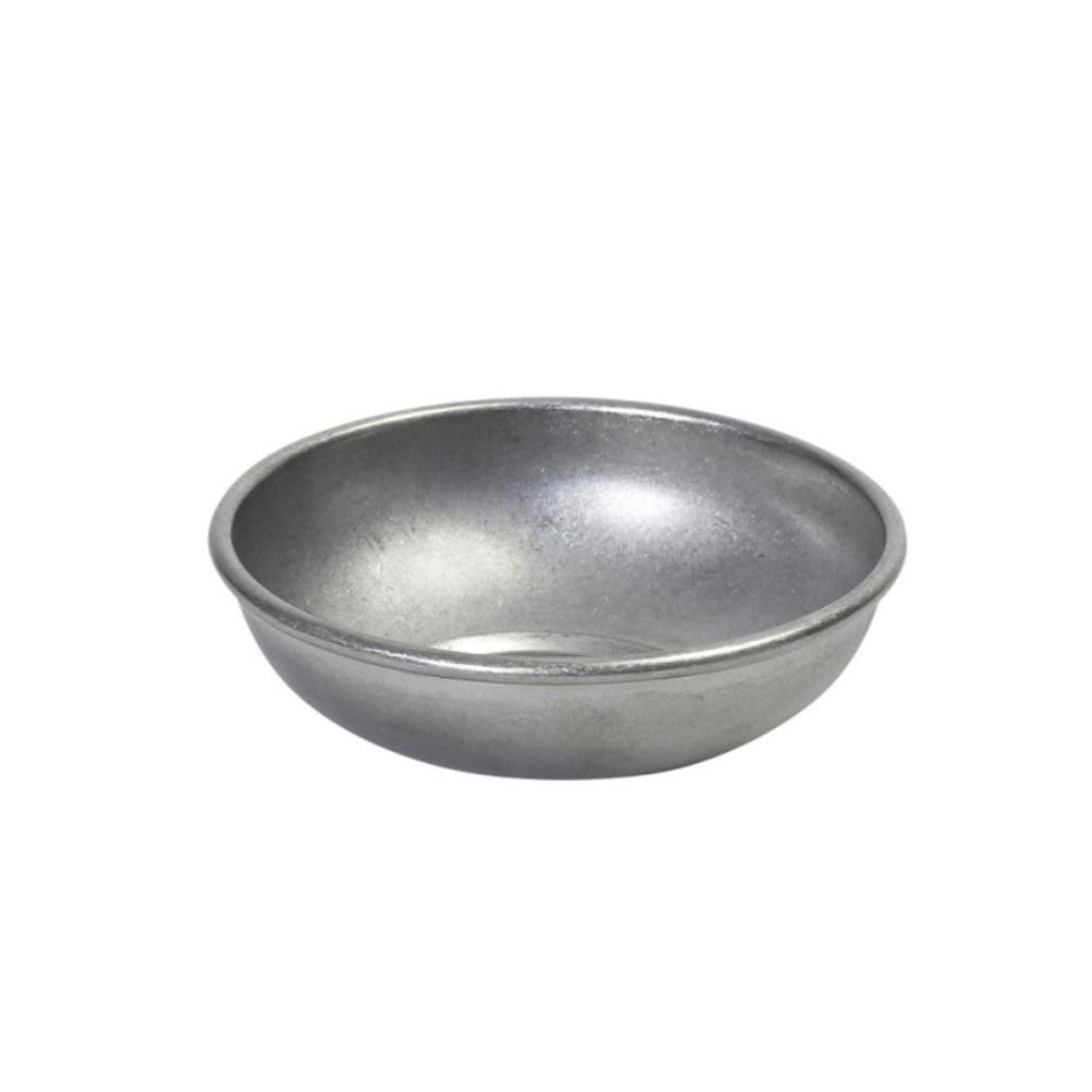 Μπολ Ντιπ Στρογγυλό Ανοξείδωτο 18/10 SNOW Grey 7,7x7,7x2,3cm ESPIEL FEV124 - 