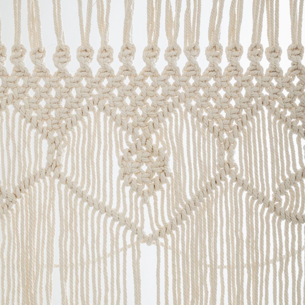 Κουρτίνα Μακραμέ Εκρού 110x180cm Boho Διακόσμηση iliadis 90182 - 2