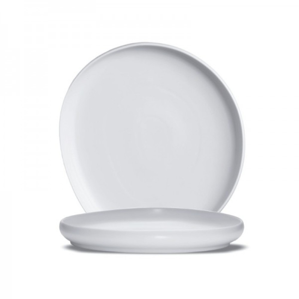 Πιάτο Ρηχό Πορσελάνη Flat Gourmet 26x23x3.5cm Prestige 69-70016 - 