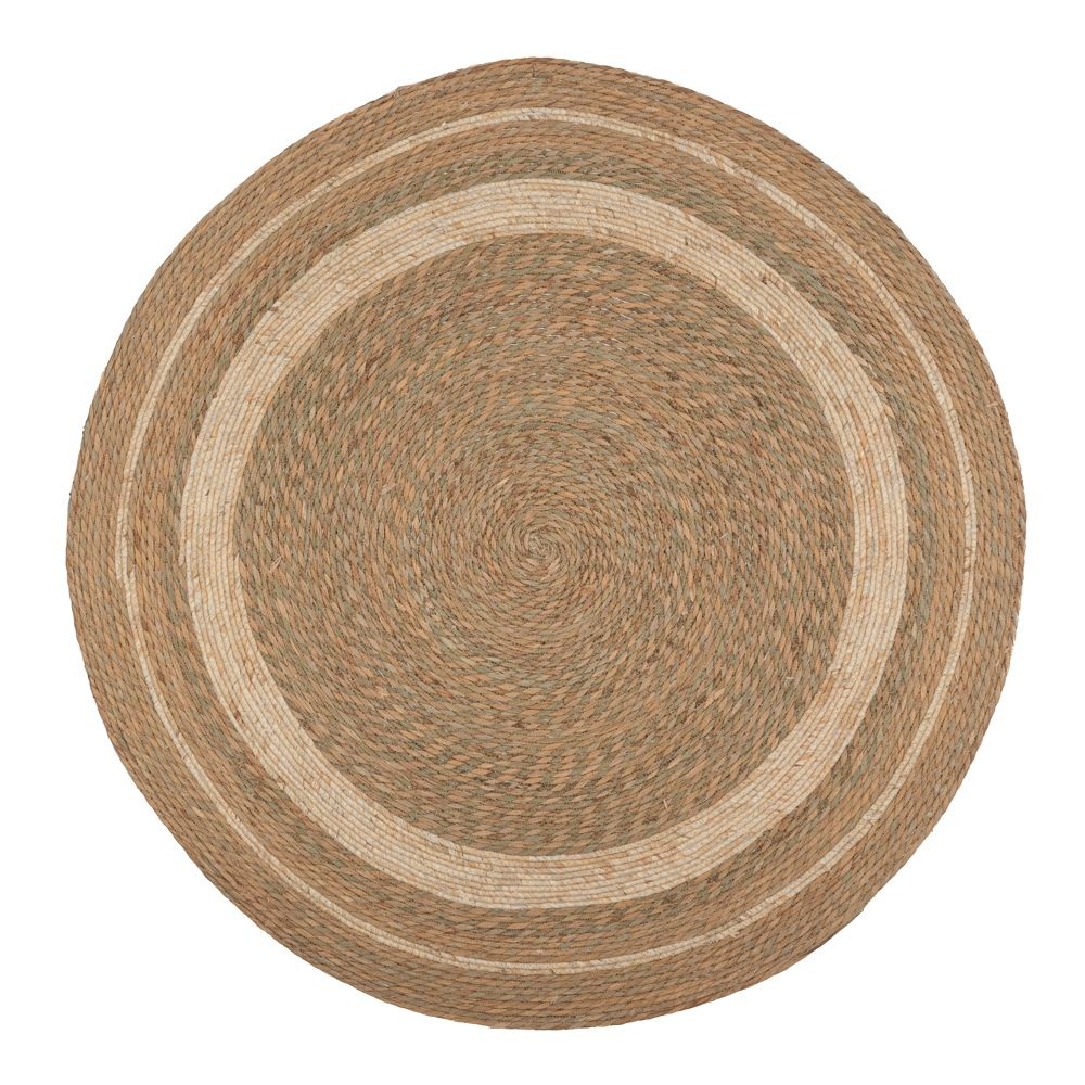 Χαλί Γιούτα-Βαμβάκι Δίχρωμο Στρογγυλό Ø150cm Boho iliadis 90152 - 