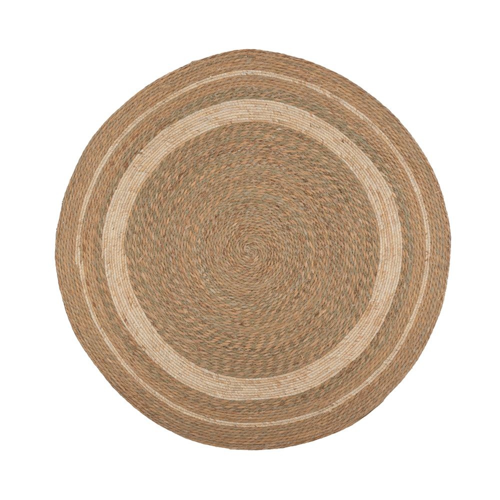 Χαλί Γιούτα-Βαμβάκι Δίχρωμο Στρογγυλό Ø100cm Boho iliadis 90154 - 