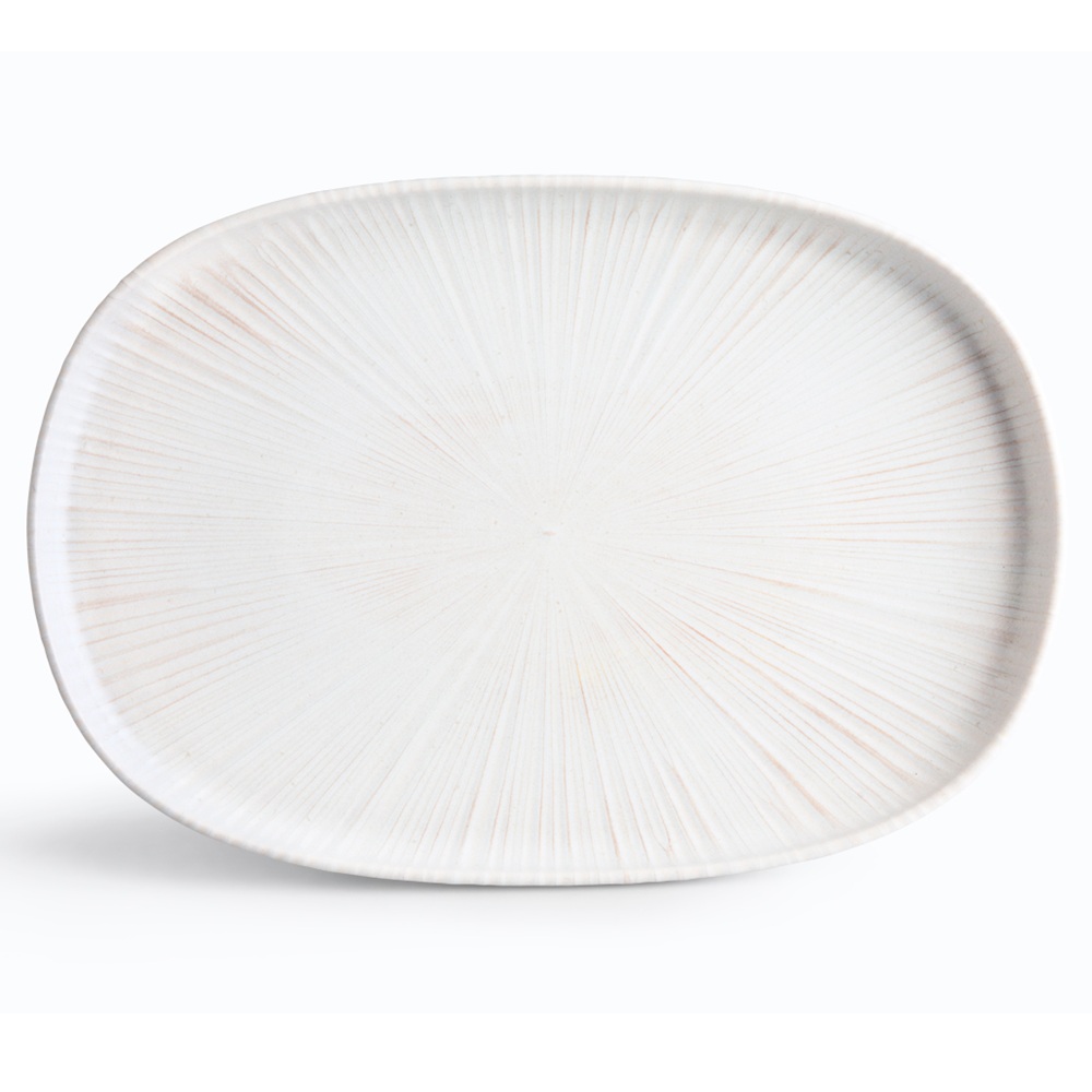 Πιατέλα Οβάλ Stoneware 33cm Ammos Ionia 1520007 - 