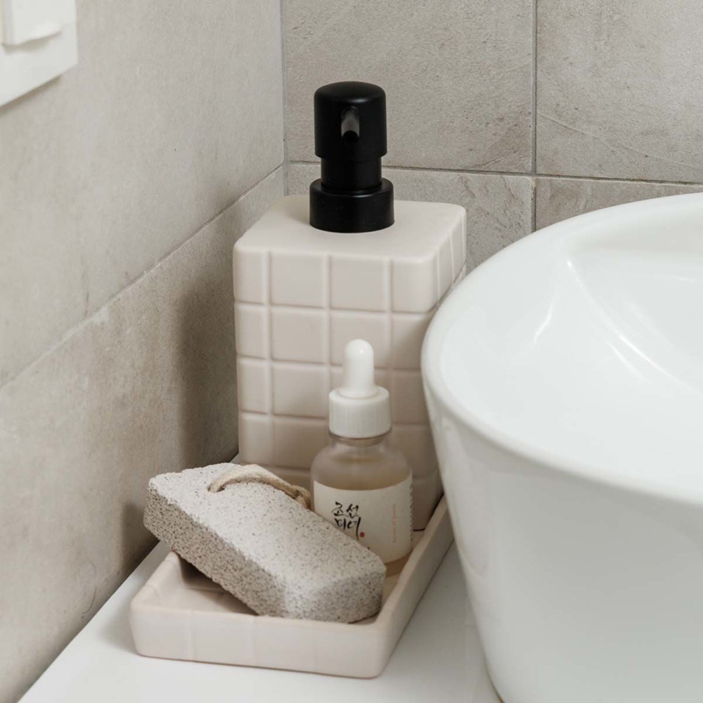 Δίσκος Μπάνιου Κεραμικός Λευκός 20x10x2cm Tiles εstia Home Art 02-27742 - 3