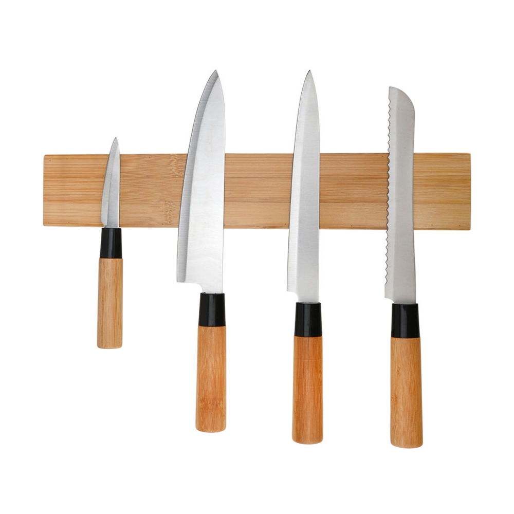 Μαγνητική Βάση Κουζίνας Bamboo για Μαχαίρια 40x7x2,5cm Bamboo Essentials εstia Home Art 01-29791 - 