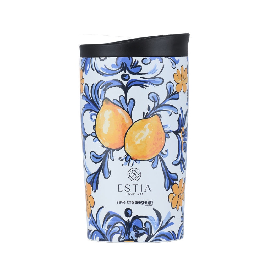Θερμός Ανοξείδωτο Amalfi Coast 350ml Travel Mug Save the Aegean Estia 01-31909 - 