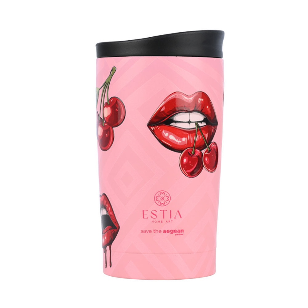 Θερμός Ανοξείδωτο Blush Pop 350ml Travel Mug Save the Aegean Estia 01-31923 - 