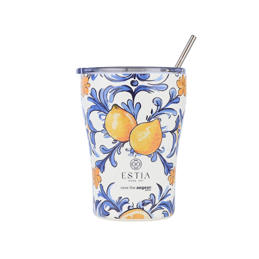 Θερμός Ανοξείδωτο Amalfi Coast 350ml Coffee Mug Save the Aegean Estia 01-31756 - 
