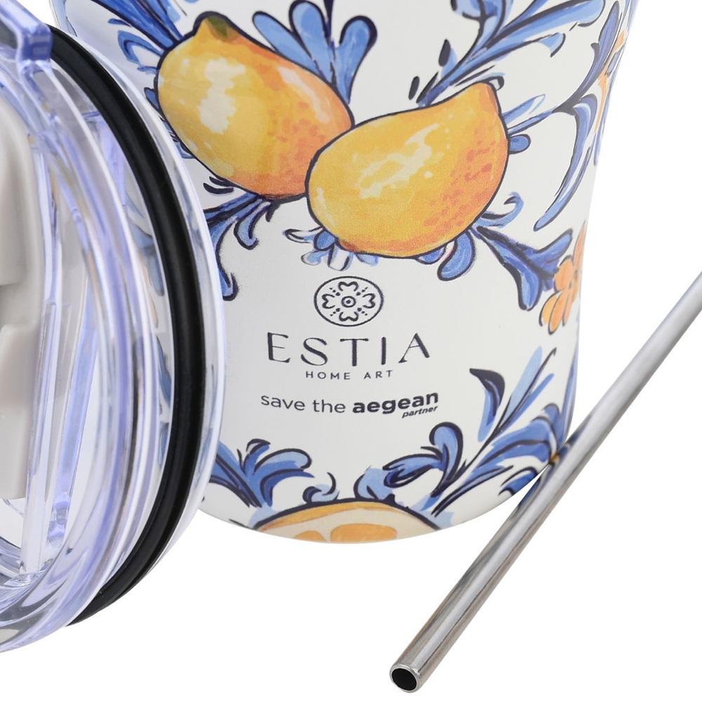 Θερμός Ανοξείδωτο Amalfi Coast 350ml Coffee Mug Save the Aegean Estia 01-31756 - 2