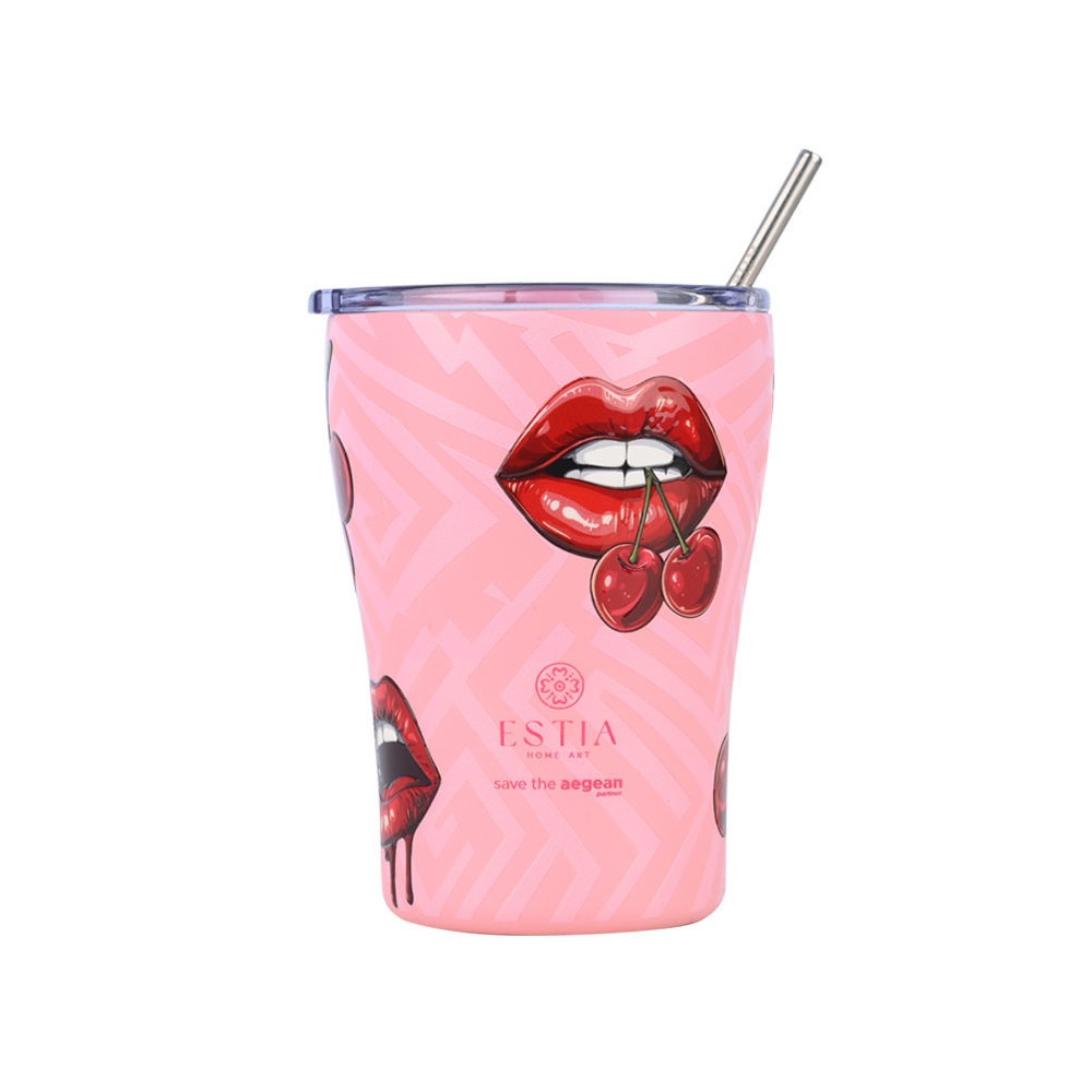 Θερμός Ανοξείδωτο Blush Pop 350ml Coffee Mug Save the Aegean Estia 01-31800 - 