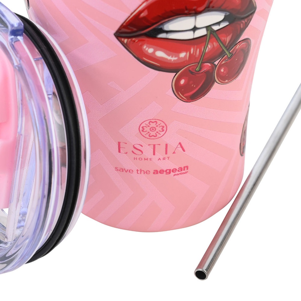 Θερμός Ανοξείδωτο Blush Pop 350ml Coffee Mug Save the Aegean Estia 01-31800 - 2