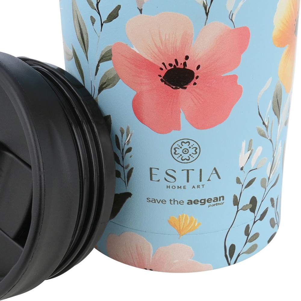 Θερμός Ανοξείδωτο Travel Mug Sky Garden 350ml Estia Save the Aegean 01-31879 - 2