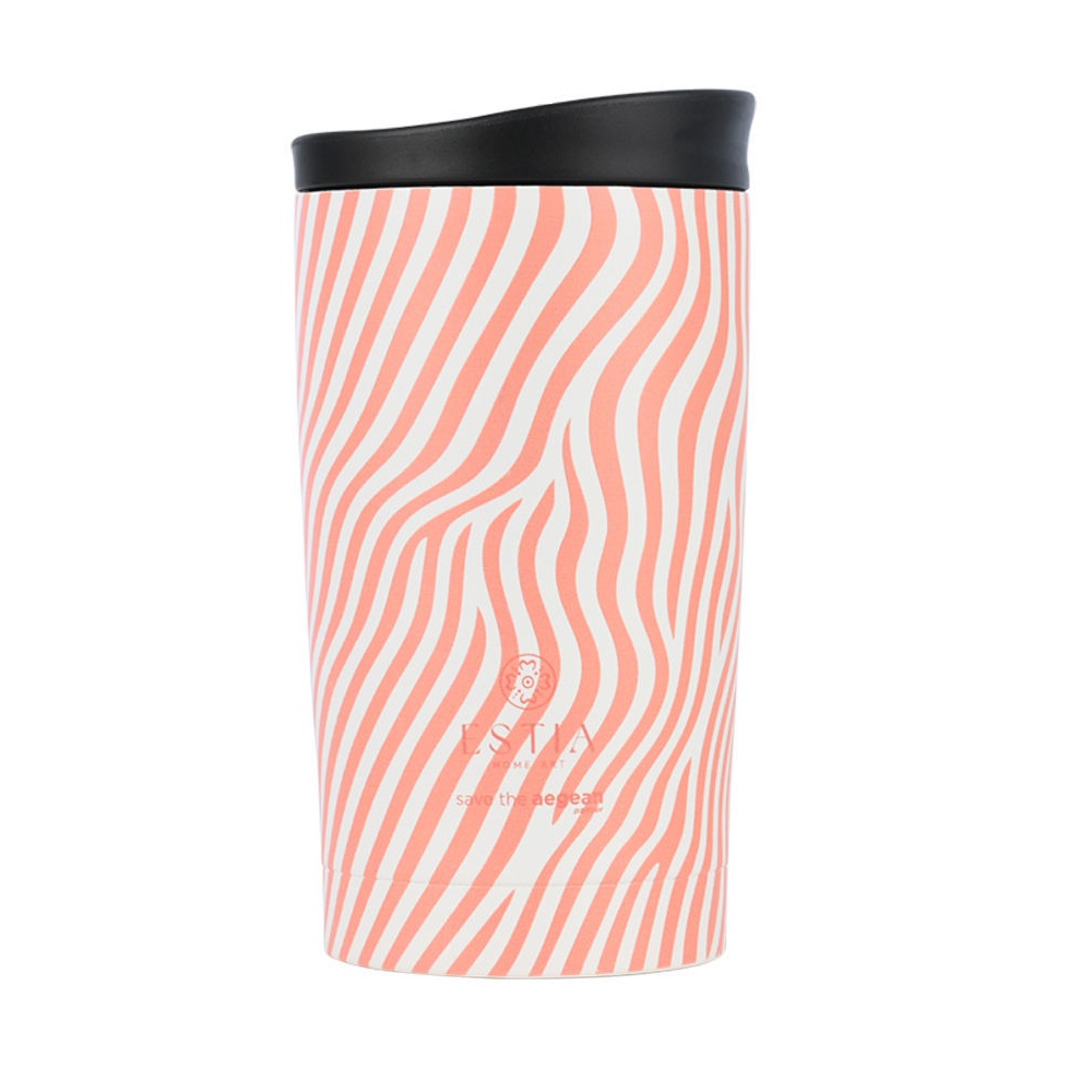 Θερμός Ανοξείδωτο Travel Mug Soft Ripple 350ml Estia Save the Aegean 01-31893 - 
