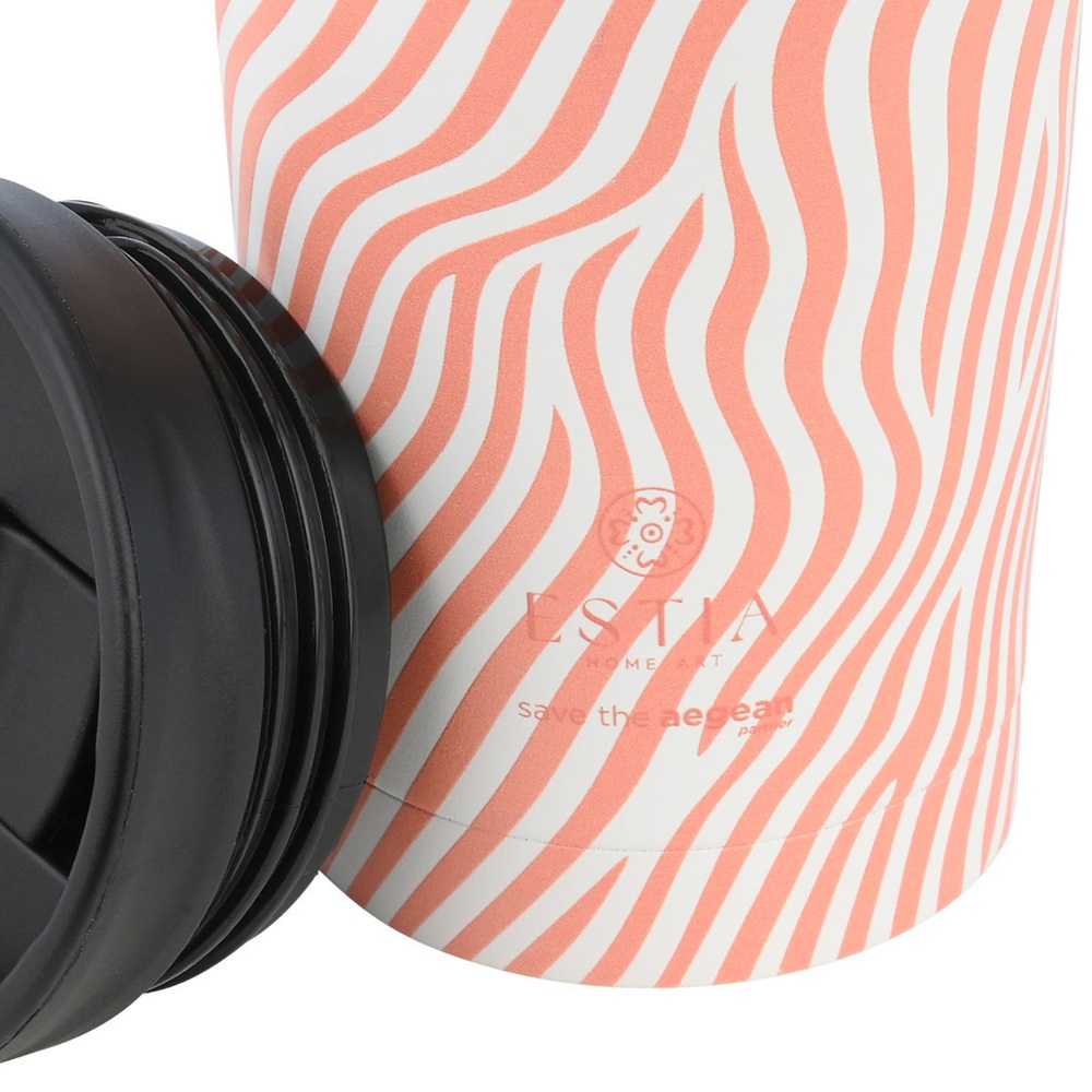 Θερμός Ανοξείδωτο Travel Mug Soft Ripple 350ml Estia Save the Aegean 01-31893 - 2