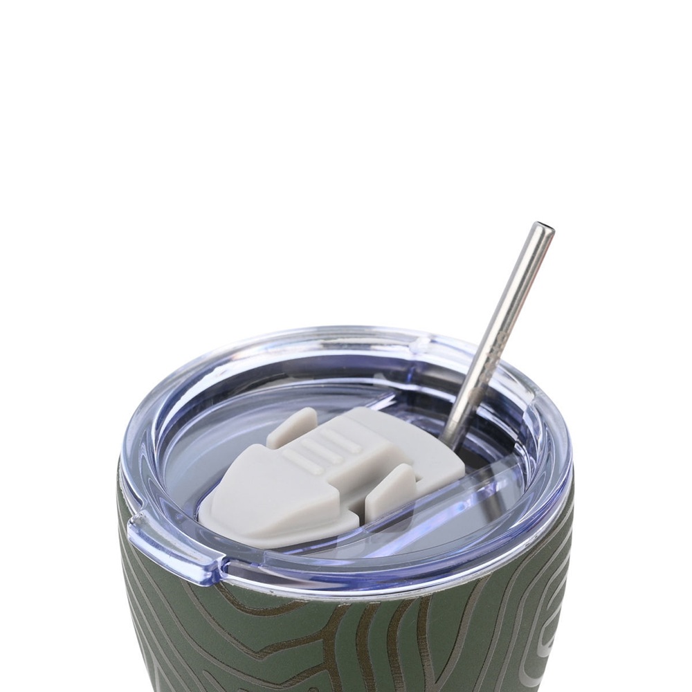 Θερμός Coffee Mug Ανοξείδωτο Ατσάλι 18/8 Olive Flow 350ml Save the Aegean Estia 01-31725 - 3