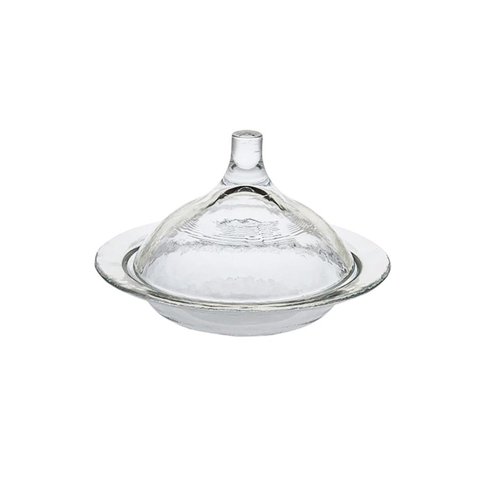 Πιατάκι Γυάλινο με Καπάκι 14x14cm CANDY ESPIEL AD541 - 