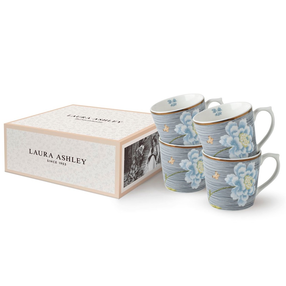 Σετ Κούπες Πορσελάνη 32cl Σετ 4 Τεμαχίων Laura Ashley Heritage LA182794 - 2
